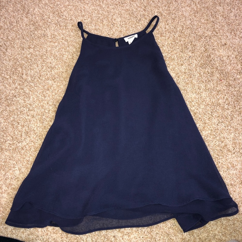 Blue tank top